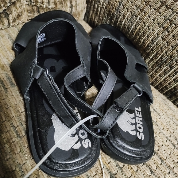 Sorel Slingback Sandals Ella II Black Women's 7 Please Read - Picture 7 of 9